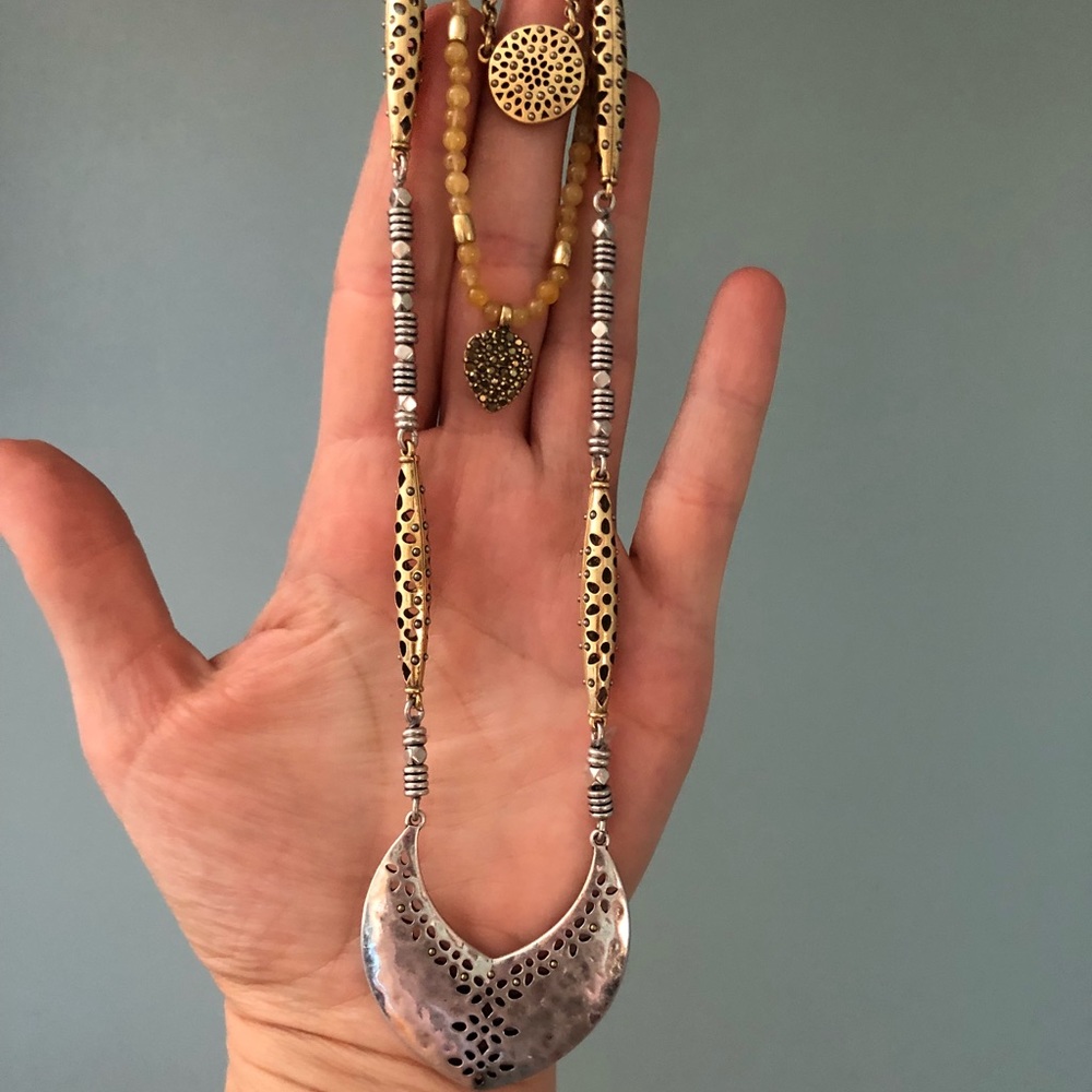 Lucky Brand Gold Layered necklace